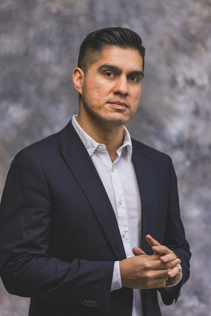 Professional man in business attire